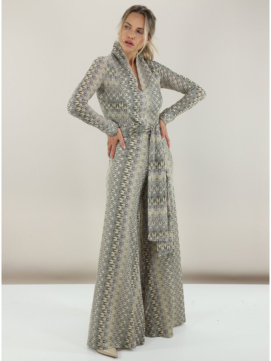 Flame Knitted Jumpsuit