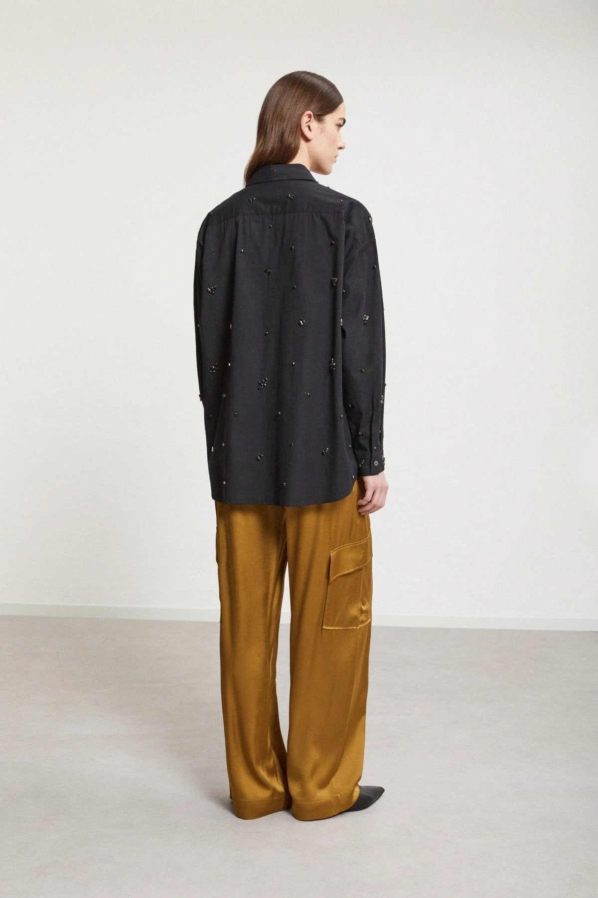 Pure Viscose Fluid Trousers