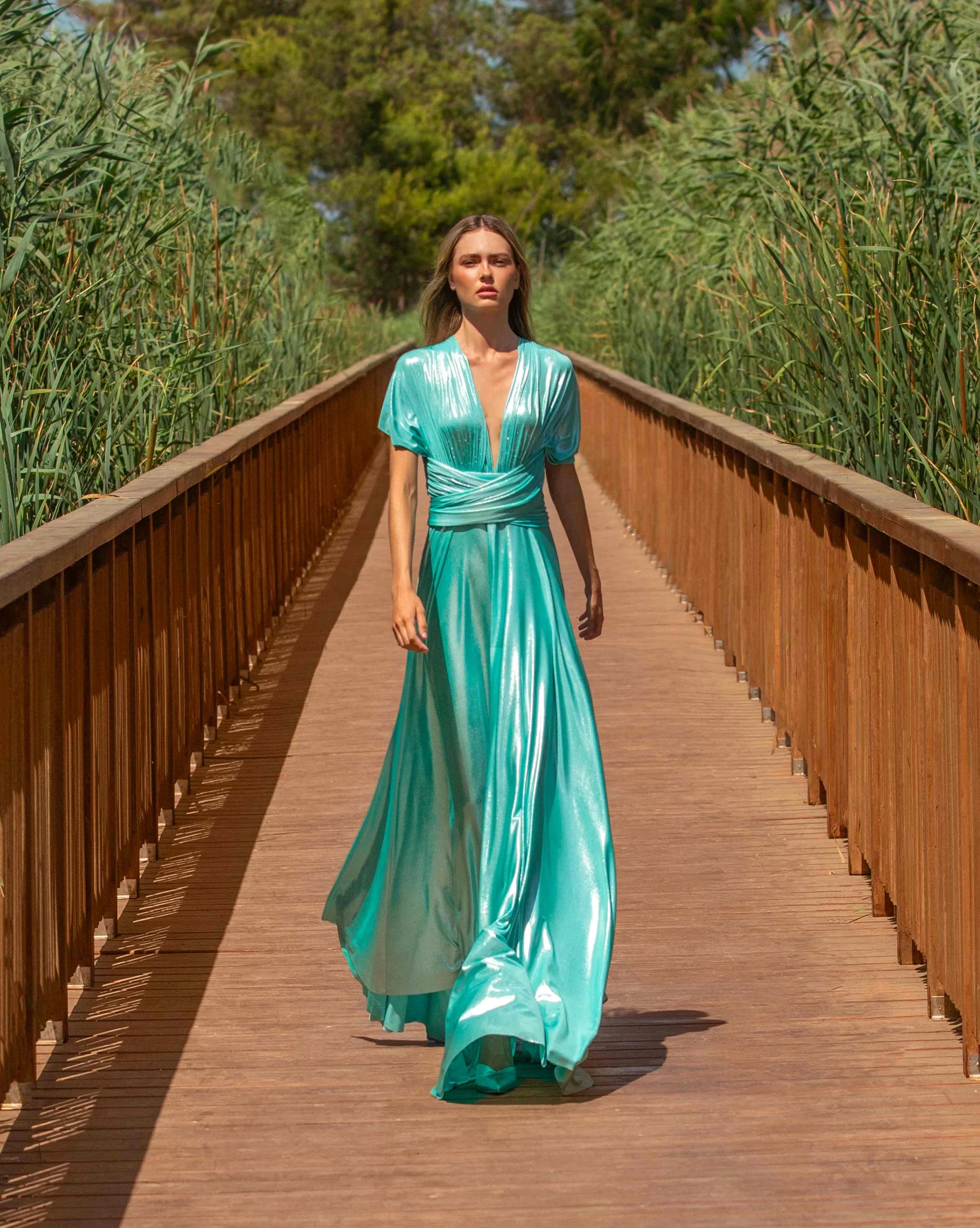 square neck beaded dress A-Line Evening Gown while the fringe hem Princess Dress 2(Tight & Color:Tie-dye blue cotton filters:Navy