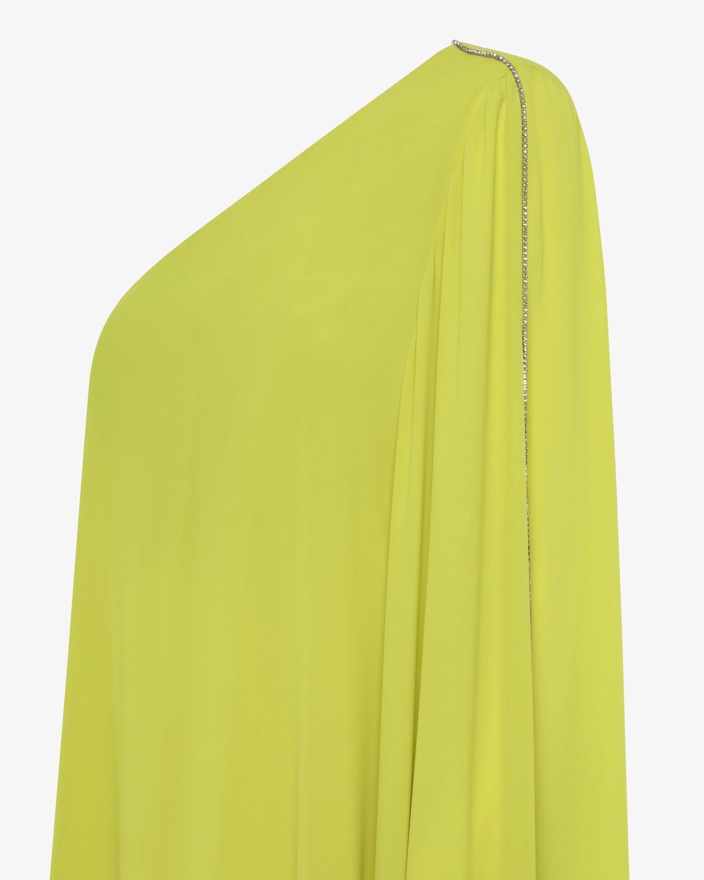 lime one shoulder evening dress SOPHiEL