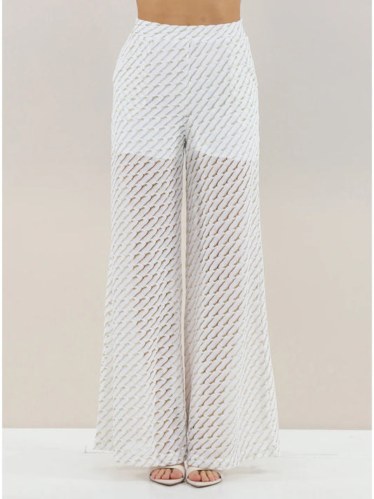 Golden Weave Knit Pants