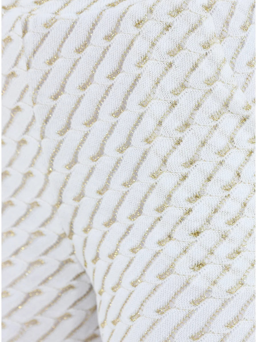 Golden Weave Knit Pants