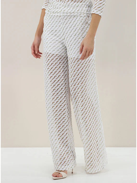 Golden Weave Knit Pants