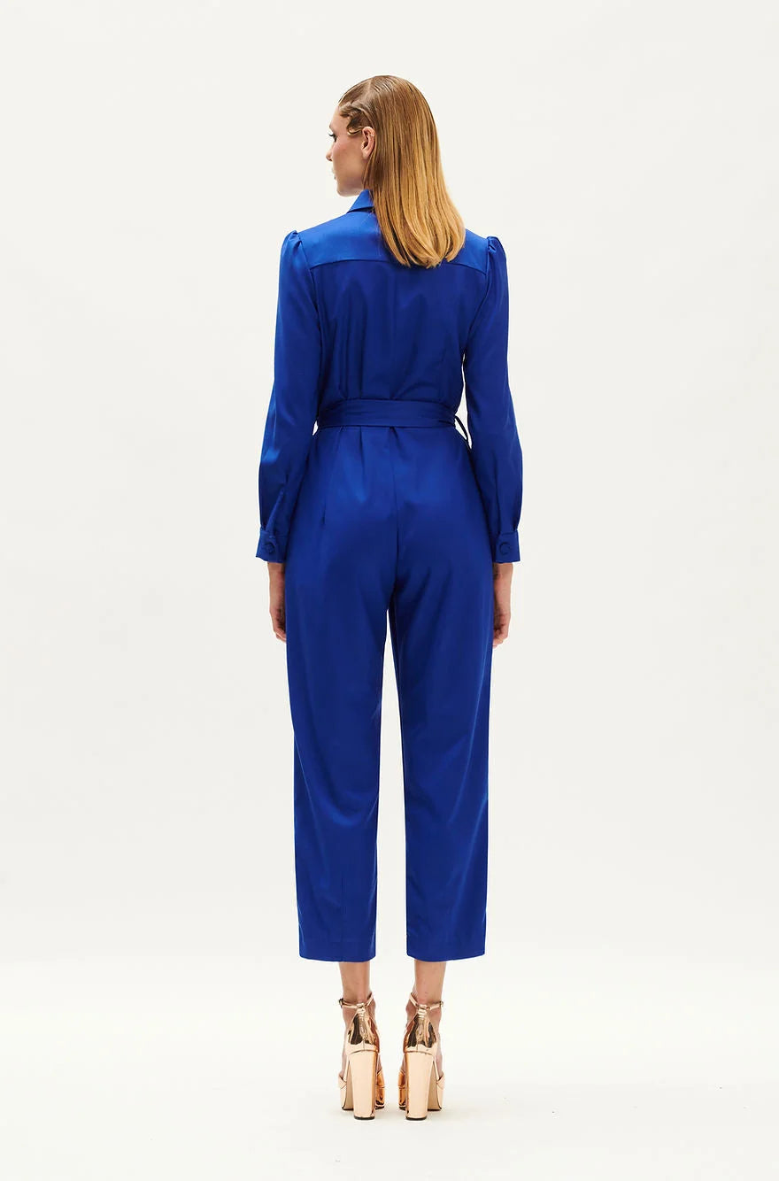 Indigo Jumpsuit with Zip