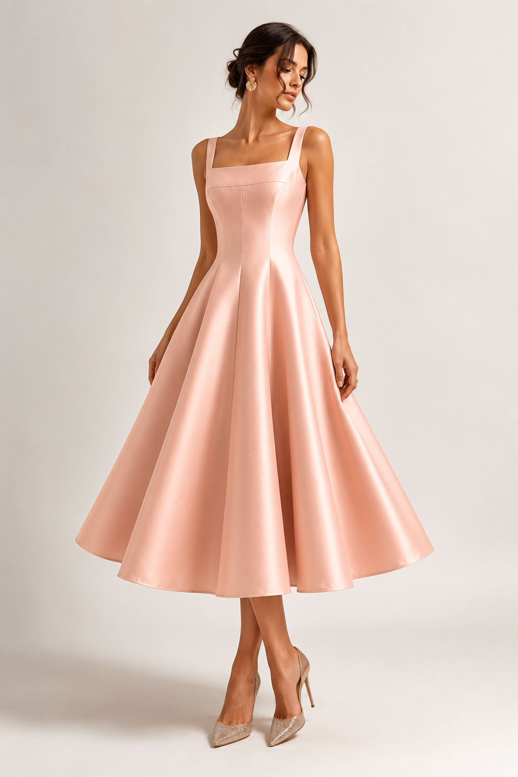 NINA Blush Midi Dress
