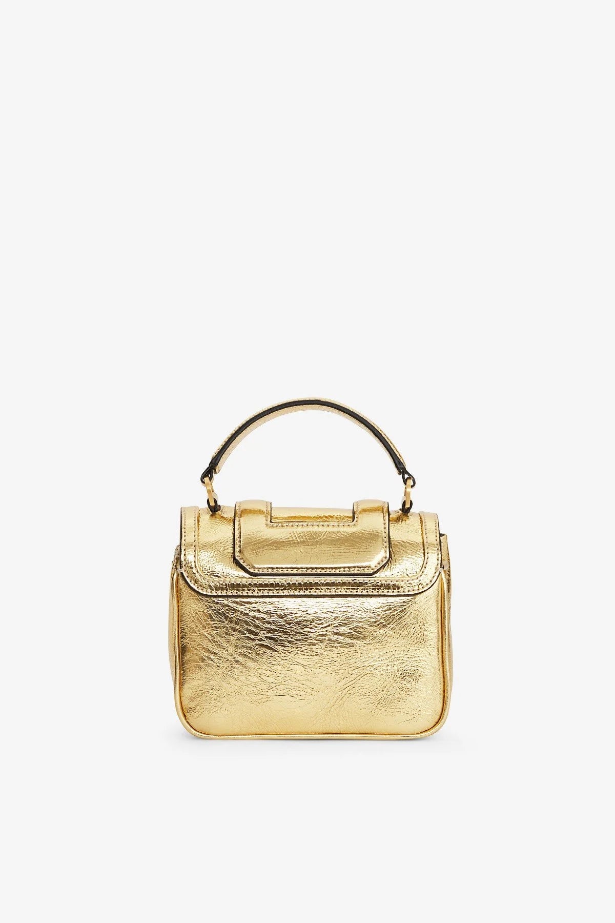 Leather Tesorino Bag Gold