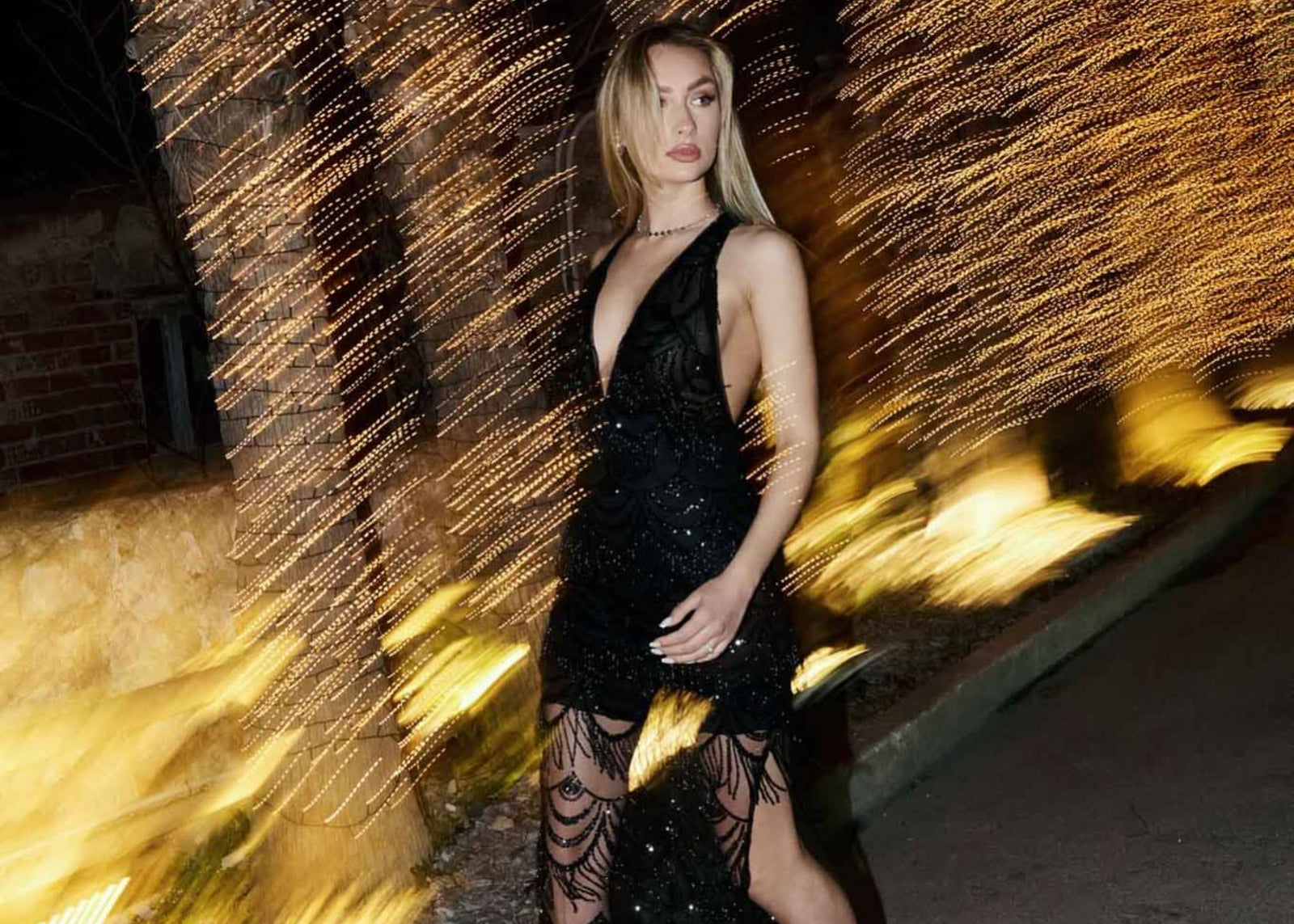 halter sequin fringe mini dress Halter Sequin Fringe Dress