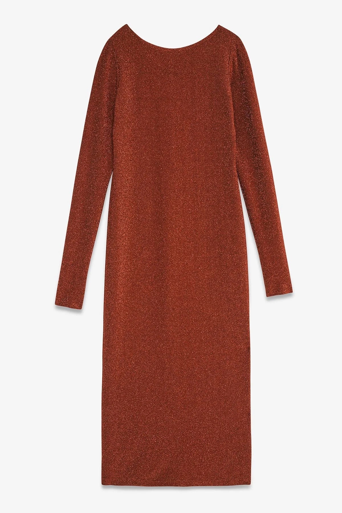 Viscose Long Dress with Lurex