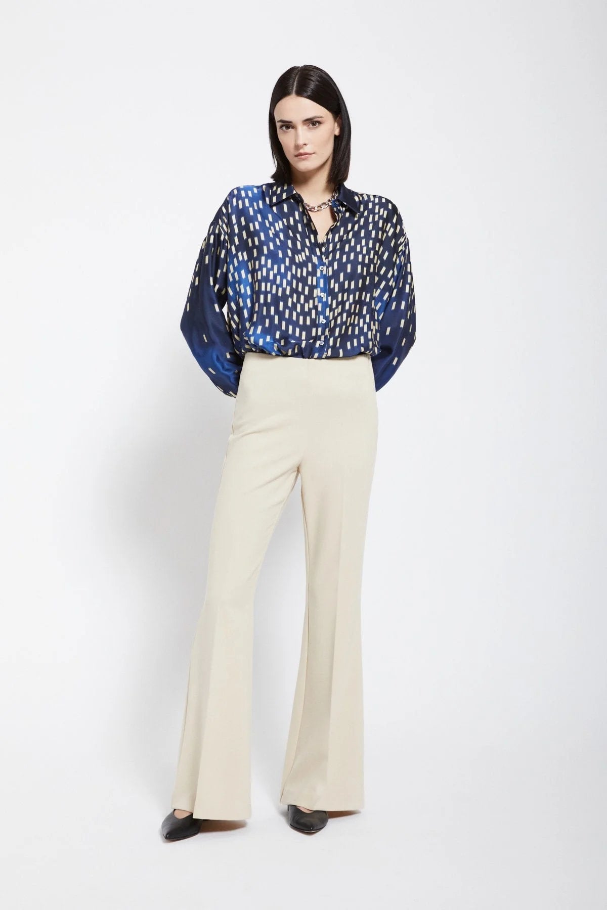 Printed Pure Viscose Shirt