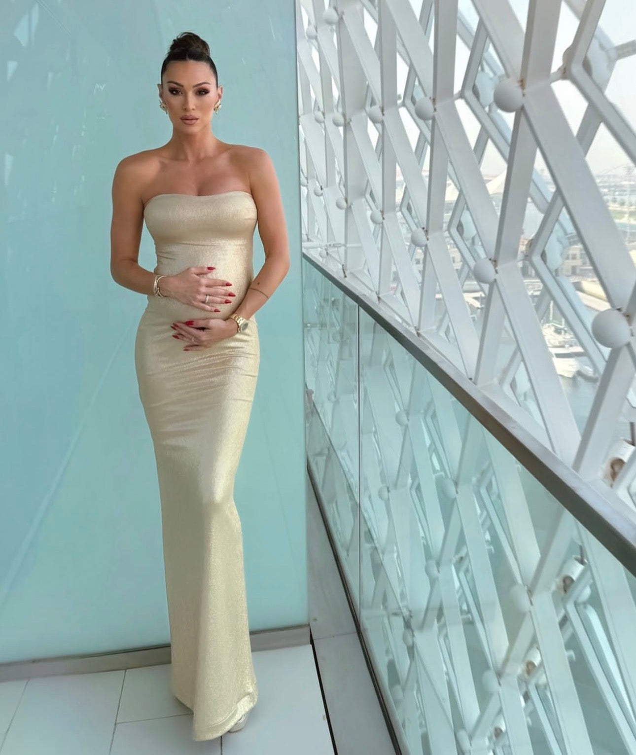 beige infinity dress Beige infinity dress, Champagne Bridesmaid dress, prom dress, twist dress, Convertible dresses, cocktail dresses, Toga dress cream