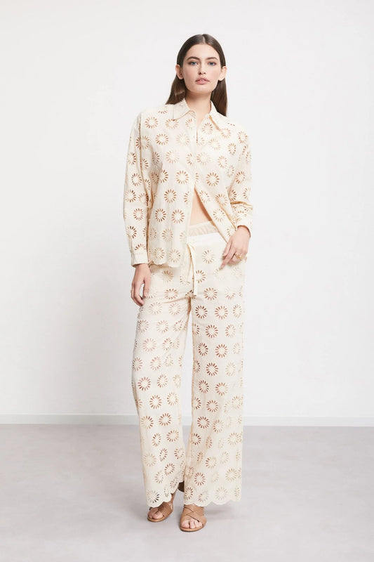 Summer embroidered blouse Italian design