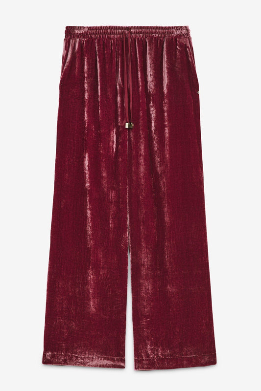 Velvet Palazzo Trousers