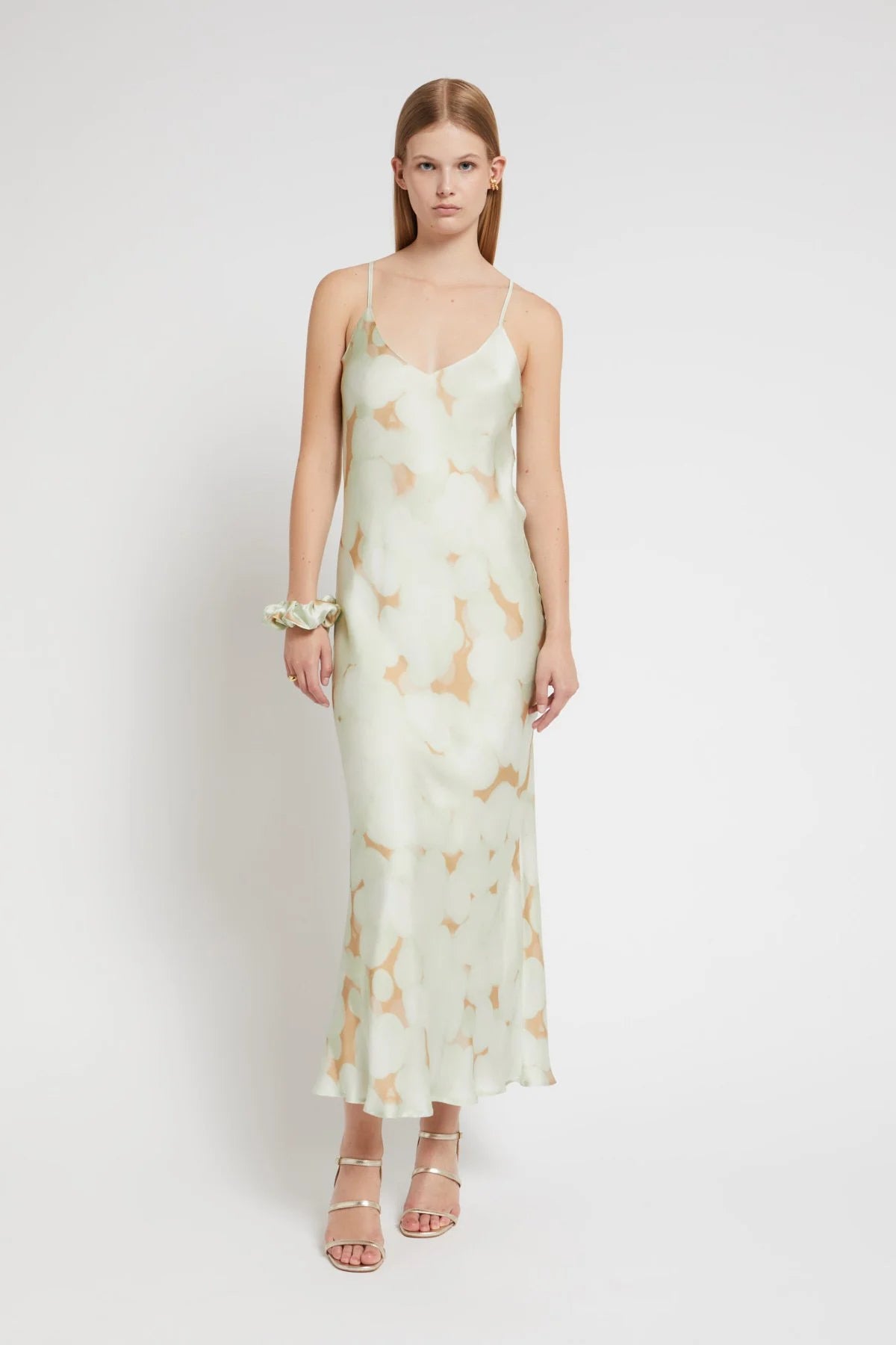 Soft Bloom Viscose Slip Dress