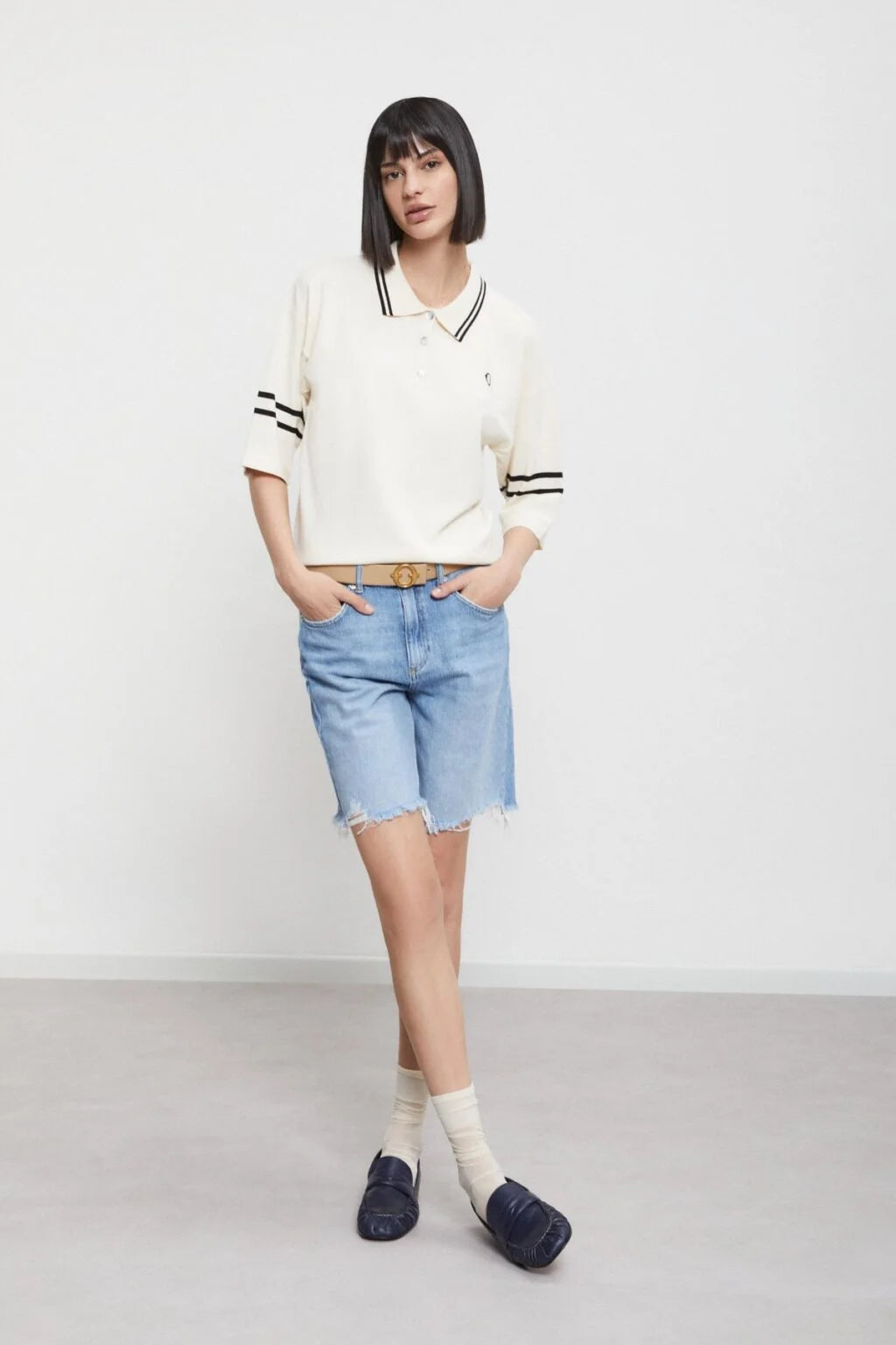 Viscose Polo T-shirt