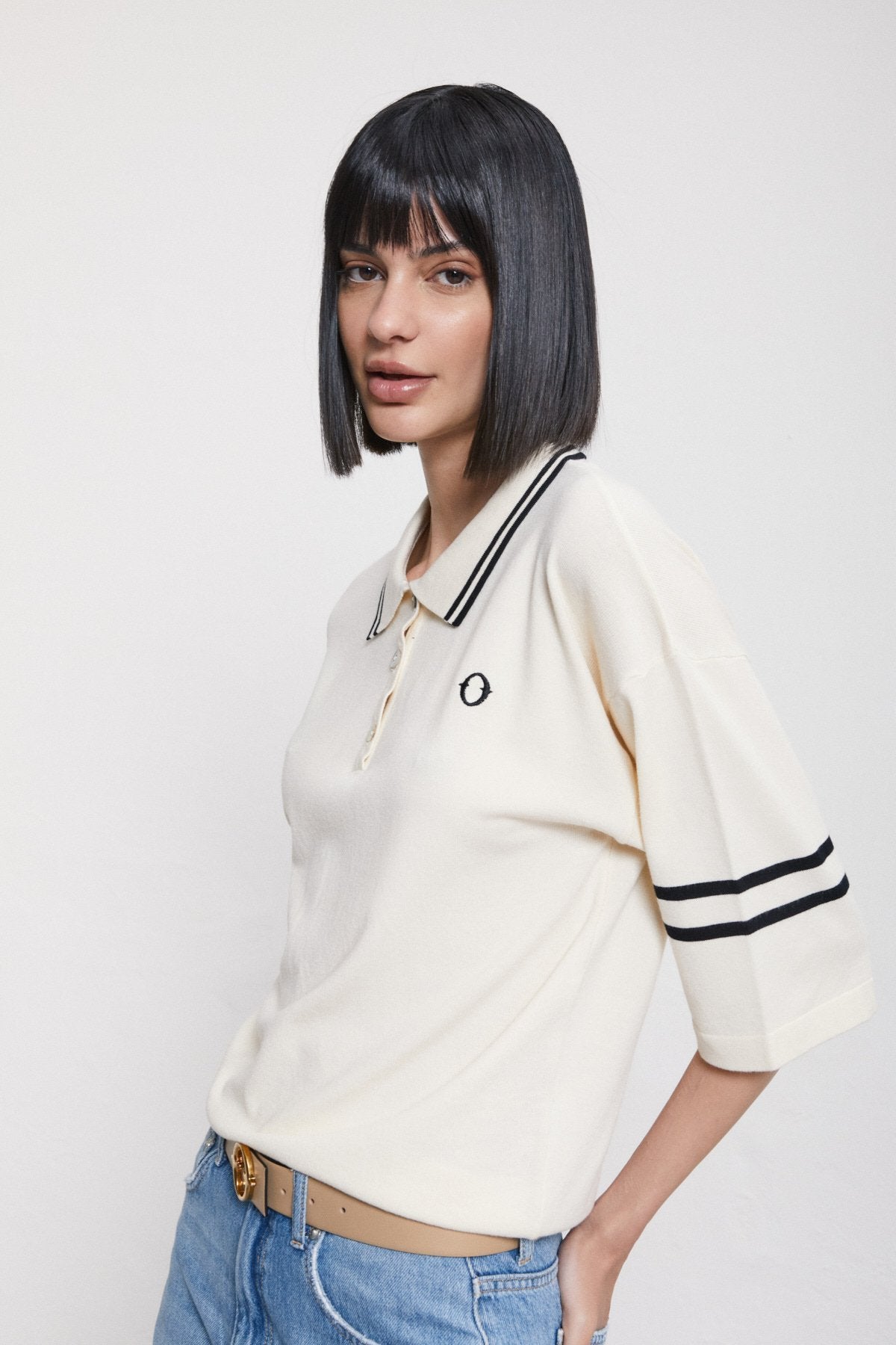 Viscose Polo T-shirt