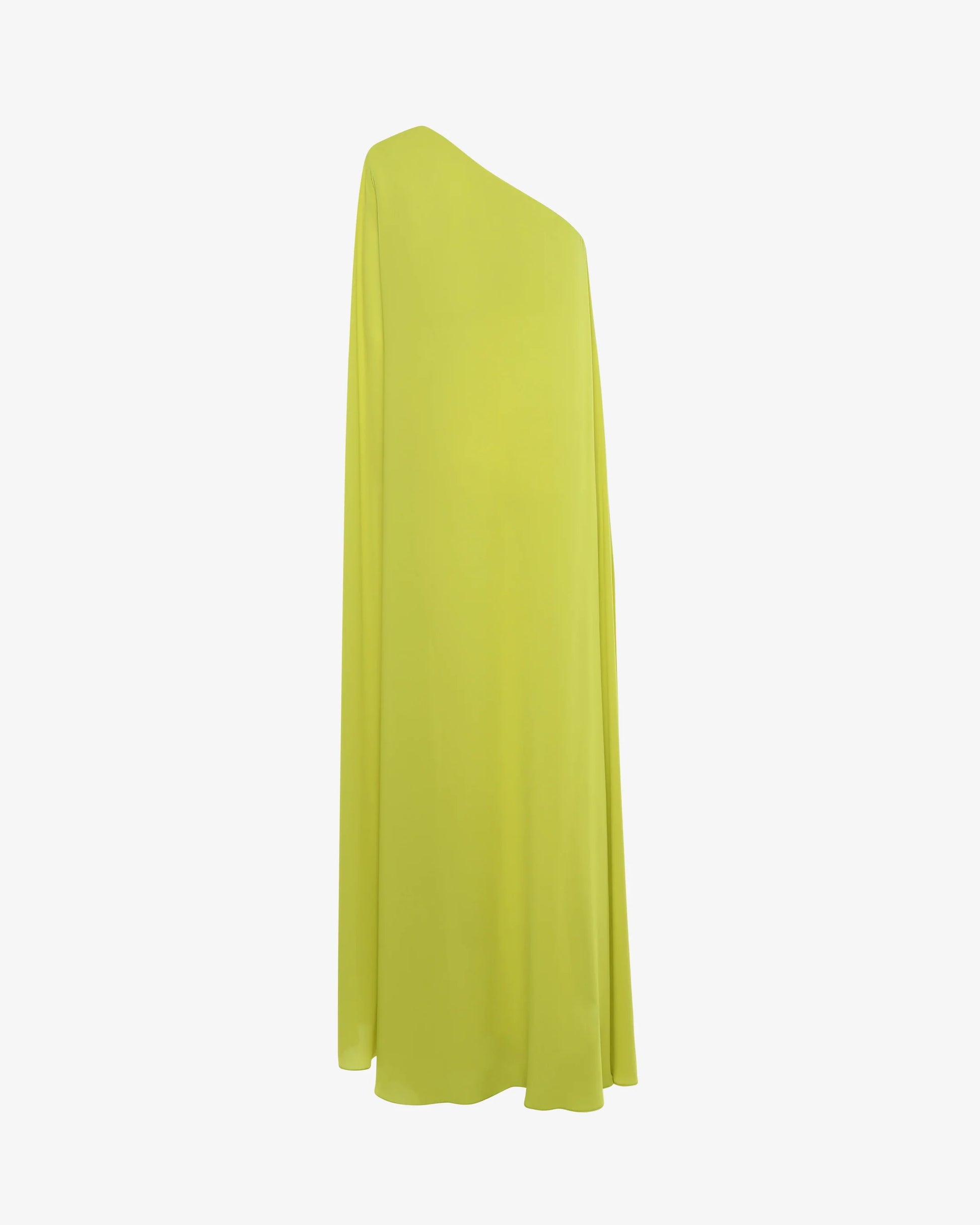 lime embellished one shoulder gown SOPHiEL