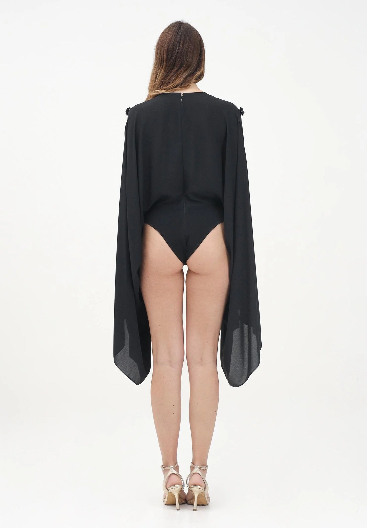 Black Body with Angel Sleeves