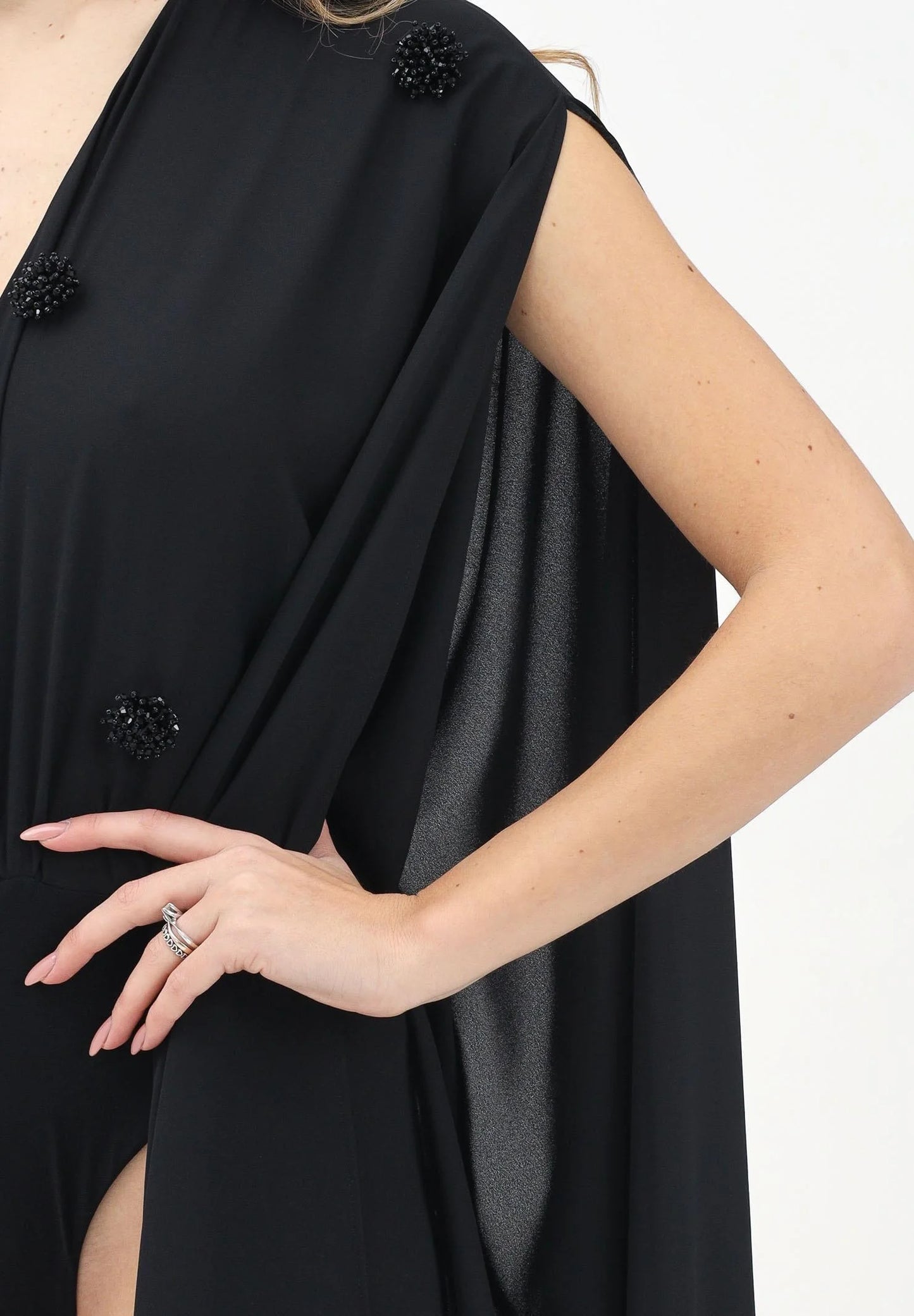 Black Body with Angel Sleeves